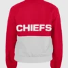 Taylor Swift Kansas City Chiefs Game Red and White Cotton Jacket