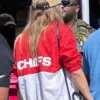 Taylor Swift Kansas City Chiefs Game Red and White Cotton Jacket Sale