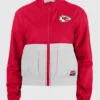 Taylor Swift Kansas City Chiefs Game Red and White Jacket