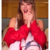 Taylor Swift Kansas City Chiefs Game White Cotton Jacket