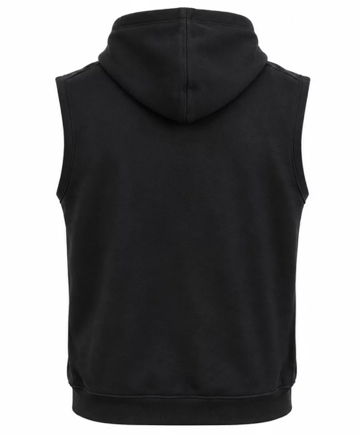 Team Los Angeles Rams Myles Garrett Sleeveless Black Hoodie