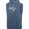 Team New England Patriots Rivalries Sleeveless Blue Pullover Hoodie