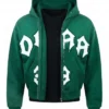 Team Seattle Seahawks Don Q Green Fleece Zip Up Hoodie