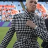 Ted Lasso Season 4 Hannah Waddingham Long Houndstooth Coat