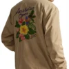 Tennis Tournament Australian Open 2026 Flower Embroidered Beige Jacket For Sale