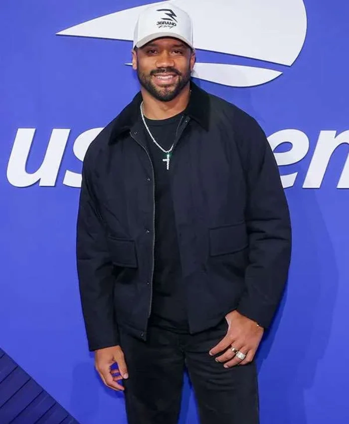 The 2026 US Open NYC Russell Wilson Blue Bomber Jacket 