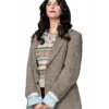 The Gentlemen Season 02 Kaya Scodelario Brown Blazer Sale