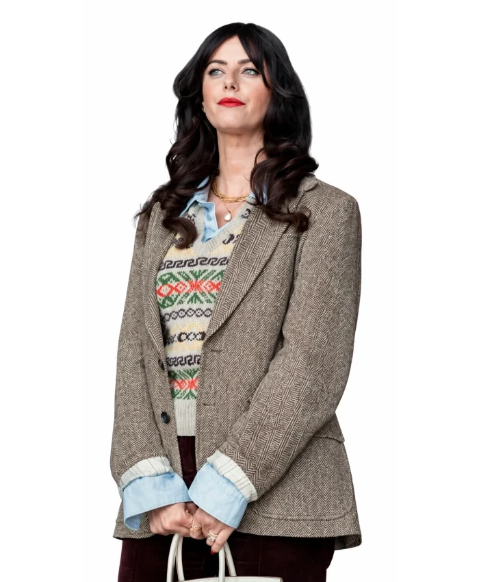 The Gentlemen Season 02 Kaya Scodelario Brown Blazer Sale