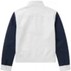 The Hunger Games Sunrise on the Reaping Joseph Zada Off White and Navy Cotton Jacket