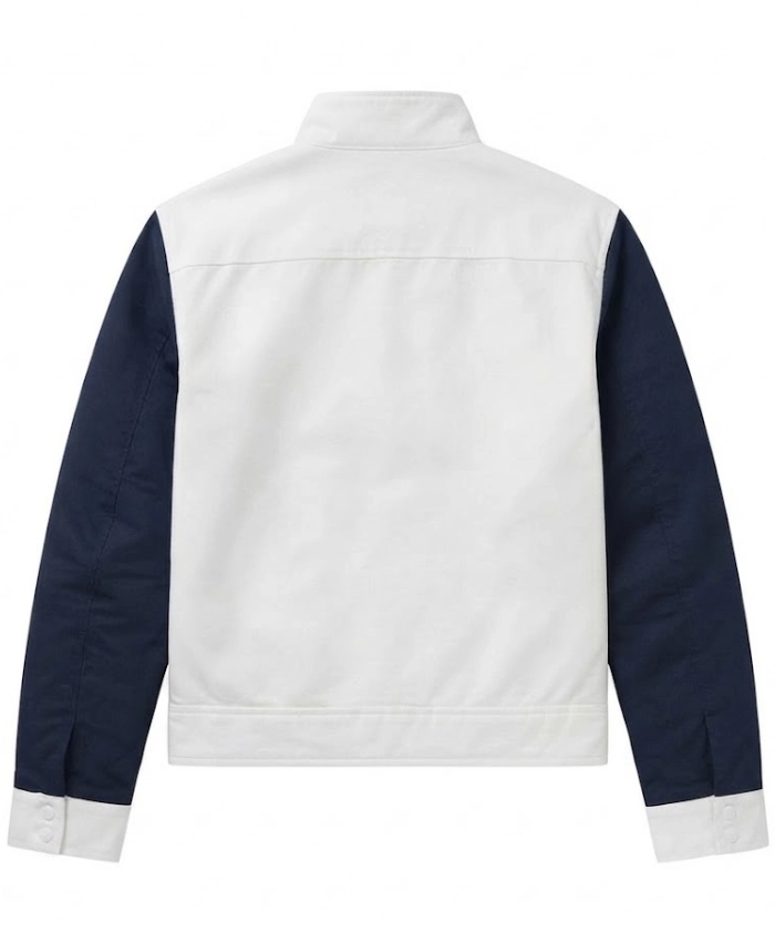 The Hunger Games Sunrise on the Reaping Joseph Zada Off White and Navy Cotton Jacket