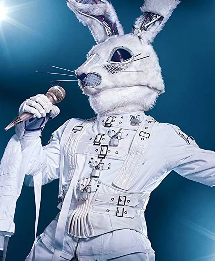 The Masked Singer Joey Fatone White Jacket