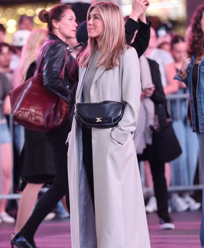 The Morning Show NYC 2026 Jennifer Aniston Beige Coat For Sale
