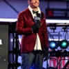 The New Years Eve Celebration 2026 Ryan Seacrest Party Burgundy Blazer