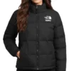 The North Face x SKIMS 2000 Retro Nuptse Black Puffer Jacket Sale