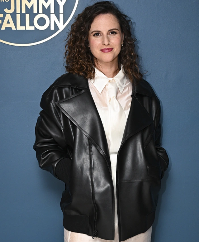 The Tonight Show Starring Jimmy Fallon 2026 Rachael Gunn Leather Jacket