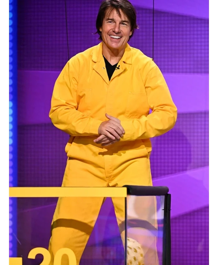 The Tonight Show Starring Jimmy Fallon Tom Cruise Digger 2026 Yellow Jumpsuit