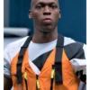 Thierry Zoreaux Ted Lasso S04 Moe Jeudy Lamour Orange Utility Vest