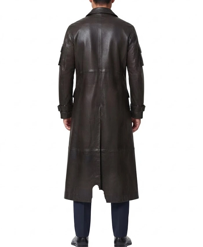 Thomas Jane The Punisher 2004 Movie Frank Castle Black Real and PU Leather Long Coat Sale