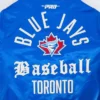 Toronto Blue Jays Modern Originals Full Snap Royal Satin Jacket