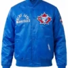 Toronto Blue Jays Modern Originals Full Snap Royal Satin Jacket On Sale