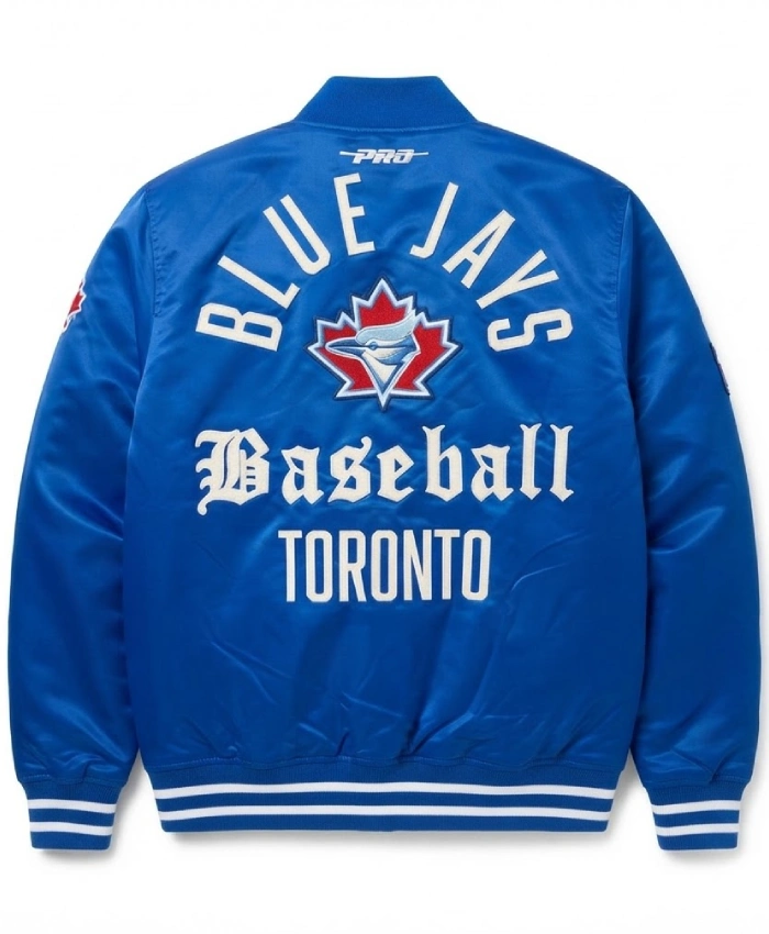 Toronto Blue Jays Modern Originals Full Snap Royal Satin Jacket Sale