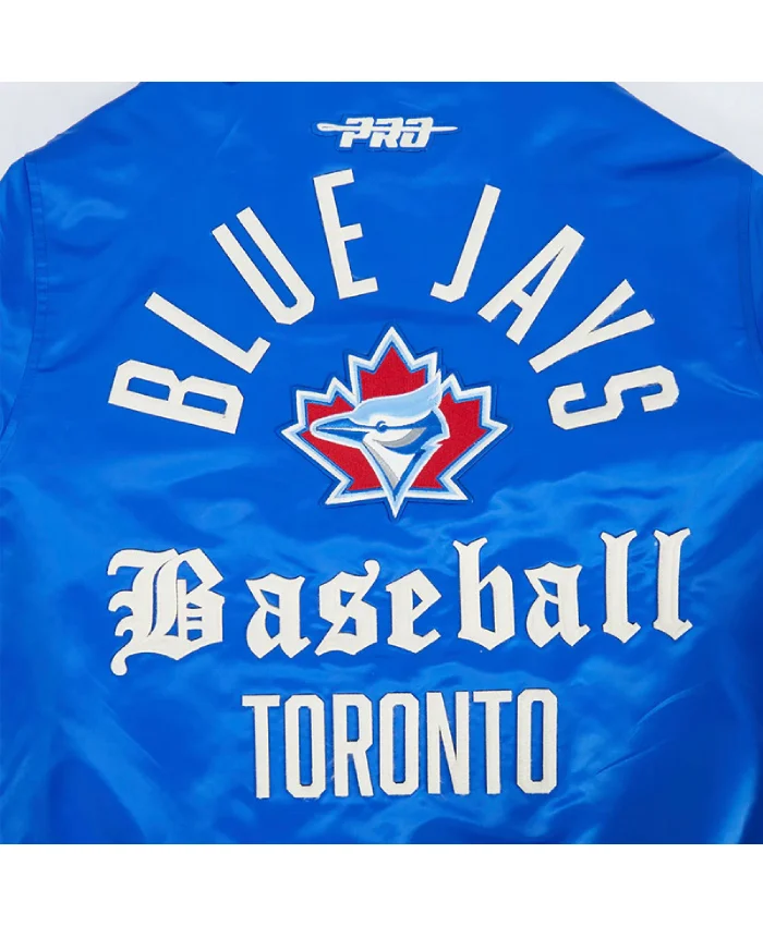 Toronto Blue Jays Modern Originals Full Snap Royal Satin Jacket