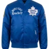 Toronto Maple Leafs Modern Originals Royal Satin Jacket Sale 