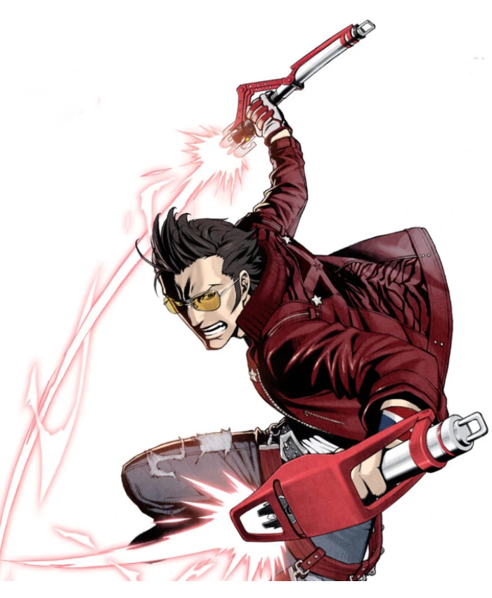 Travis Touchdown No More Heroes Maroon Leather Jacket