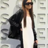 US Open Event 2026 Vera Wang Black Leather Jacket