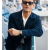 US Open Tennis Championships 2026 Rami Malek Suede Jacket