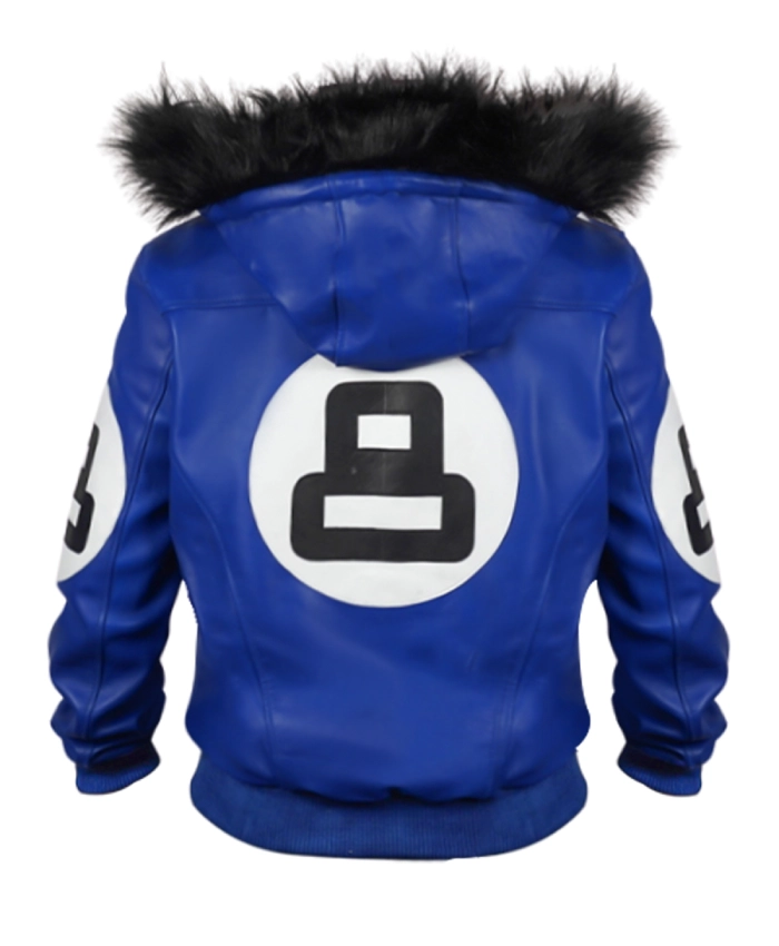 8 Ball Men and Women Multiple Colors Bomber Jacket - Image 3