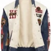 Usopp One Piece TV Series Jacob Romero White and Blue Leather Jacket