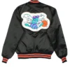 Vintage Charlotte Hornets Black Full Snap Varsity Jacket