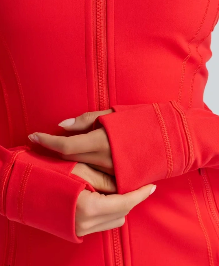 Womens Buffalo Bills lululemon Zip Up Red Jacket For Sale
