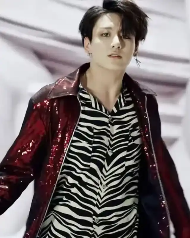 Jungkook Red Sequin Jacket