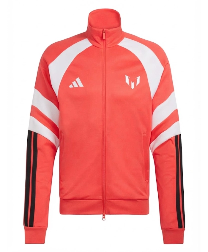 2026 Adidas Messi House of Tiro Red Full Zip Jacket