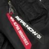 AAPE x Alpha MA1 Black Jacket