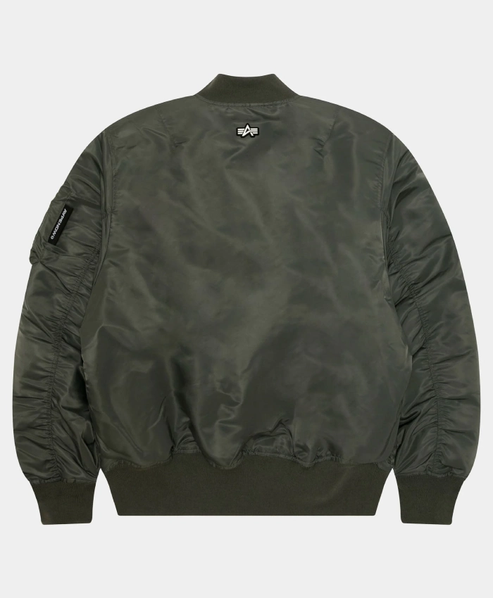 AAPE x Alpha MA1 Green Bomber Jacket