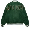 AAPEUNVS Embroidered Full Snap Bomber Jacket 