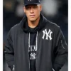 Aaron Judge Wild Card Series 2026 NY Yankees Black Dugout Jacket