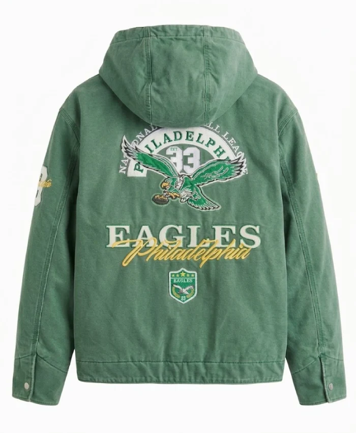Abercrombie x NFL Hooded Green Bomber Jacket For Men and Women