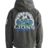 Abercrombie x NFL Hooded Grey Bomber Jacket For Men and Women