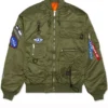 Ader Error X Alpha Industries Packable MA1 Green Jacket
