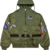 Ader Error X Alpha Industries Packable MA1 Green Nylon Jacket