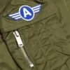 Ader Error X Alpha Industries Packable MA1 Green Nylon Jacket On Sale