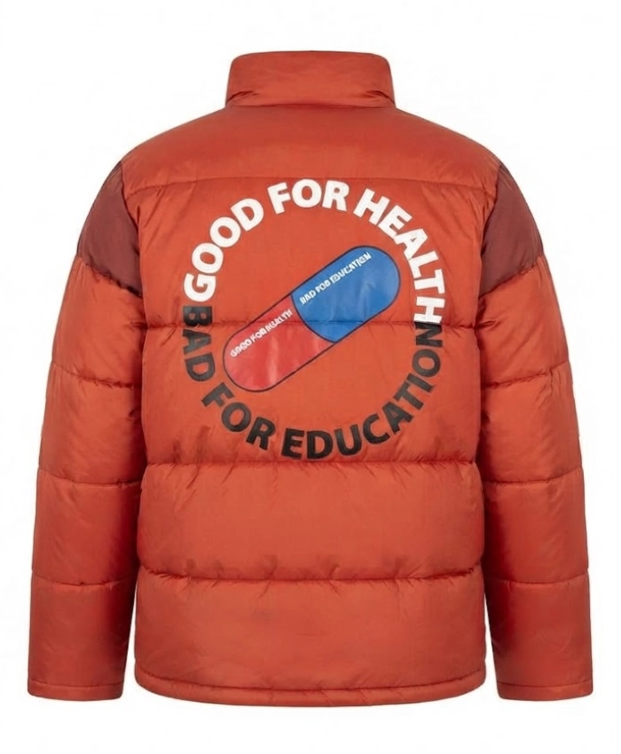 Akira Good For Health Bad For Education Puffer Jacket
