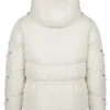 Alo Yoga Stunner White Puffer Hooded Jacket On Sale