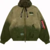 Alpha X Aape Reversible Padded MA1 Quilted Hoodie