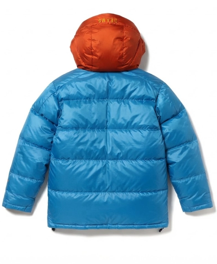 BEAMS × REI Co op Expedition Blue Puffer Jacket For Sale