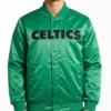 Boston Celtics Emerald Green Bomber Jacket